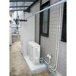 (リフォームのきっかけ)
毎月の光熱費が高いので、オール電化にして毎月の光熱費を削減したい。

･お得な深夜電力を使ってお湯を作るので、毎月の光熱費もお得になります。
･460Lのタンクを使用。