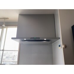以前は、ブーツ型をお使いでした
お掃除が楽なシロッコファンフードに取替えしました

商材もこちらでご用意させていただきました