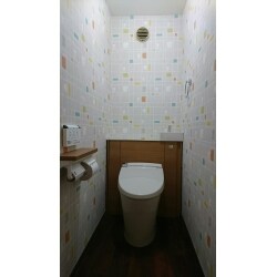 ワクワクする可愛いトイレに変身