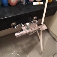在宅浴室水栓交換工事