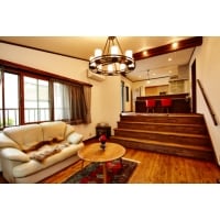 スキップフロアがおしゃれなオリエンタルリビング