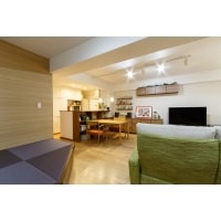 ペットと暮らす、癒し系ナチュラルモダンリビング