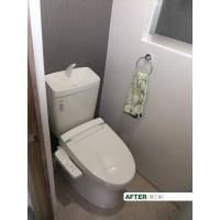 トイレが古くなったので、全体的に明るく改装しました。