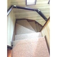 階段手すり・カーペット設置工事