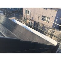 屋根のスノーダクト工事、排水溝高圧洗浄