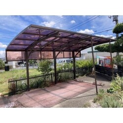 カーポート　屋根板（ポリカーボネート板）の交換