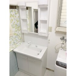たくさん収納できる便利な洗面化粧台