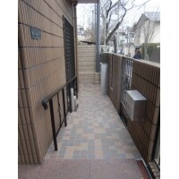 外構工事 車椅子の為のスロープ工事