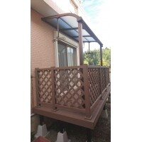 ウッドデッキ交換+テラス屋根の設置