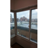 L型の窓に内窓を設置