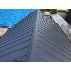 屋根カバー工法で遮熱効果を持った屋根に。より住みやすい家になりました。
