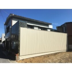 外壁の直しと樋掛け替え工事