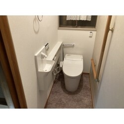 故障したトイレをタンクレストイレに取替