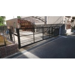 豊中市　H邸　電動カーゲート取替工事
