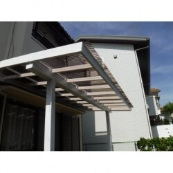 川西市 Y邸 波板及び屋根木部施工及び塗装工事