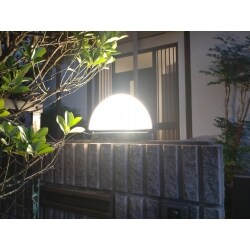 Panasonic　LGWJ56000F　照明
据置取付型　LED（電球色）　門柱灯　LED電球交換型・防雨型・明るさセンサ付　白熱電球40形1灯器具相当