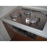 川西市 E邸 ガラストップコンロ取替工事