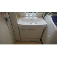 川西市 H邸 洗面化粧台取替(台のみ)