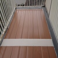 川西市 M邸 バルコニー・ベランダ補修工事 樋工事