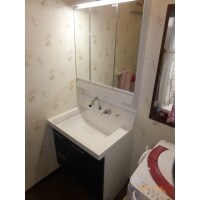 川西市　T邸　洗面化粧台・トイレ取替工事