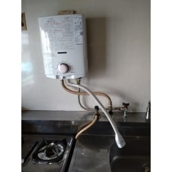台所水栓・湯沸し器を取り替えました。