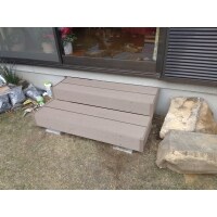 川西市 K邸 庭掃き出し階段 取付工事