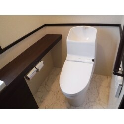 落ち着きがあり居心地のよいトイレになりました