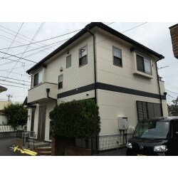 最高級グレード無機フッソ仕上げ　白・黒の２トーン塗装@所沢市