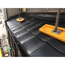 庇葺き替え工事