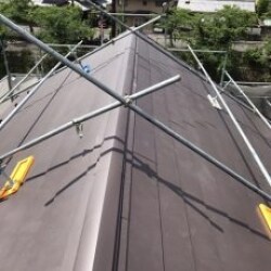 スーパーガルテクト フッ素（IG工業社）屋根カバー工事