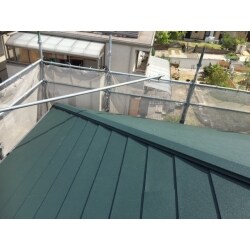 西宮市　屋根カバー工法工事