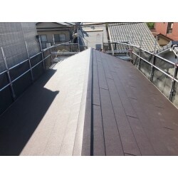 大阪市此花区　スーパーガルテクトへ葺き替え工事