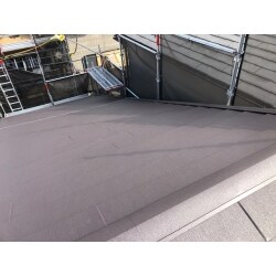 大阪市此花区　屋根葺き替え工事