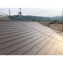 京都府長岡京市　屋根葺き替え工事　スマートメタル
