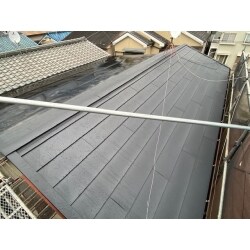 京都府城陽市　瓦屋根からスマートメタル葺き工事