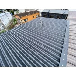東大阪市　屋上に屋根新設工事