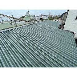 京都府向日市　リファインルーフ屋根重ね葺き工事