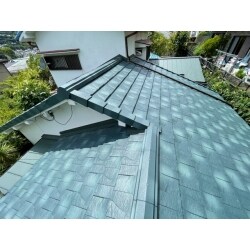 兵庫県宝塚市　立平とルーガ鉄平　葺き替え工事