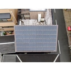 大阪市天王寺区　スマートメタルへ葺き替え工事(太陽光）