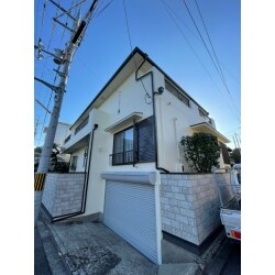 京都市上京区　外壁塗装　雨樋掛け替え工事