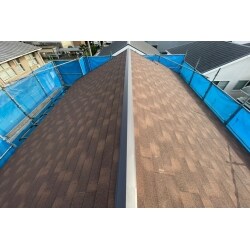 守口市　ディプロマットへ屋根重ね葺き工事