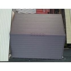 大阪市阿倍野区　ガルテクトへ重ね葺き工事