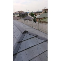 屋根葺き替え工事　ﾙｰｶﾞ鉄平メタル仕様