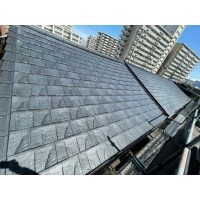 大阪市鶴見区 ルーガ鉄平へ屋根葺き替え工事