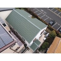 大阪市　ディプロマットへ屋根重ね葺き工事