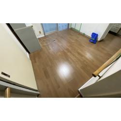 統一感のあるフローリングに張替えさせていただきました