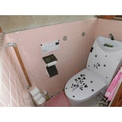 トイレを入替え、手摺も設置