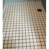 水の流れもバッチリ!浴室床タイル改修工事