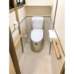 施工後のトイレ