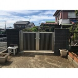 伸縮ゲートから門扉に！